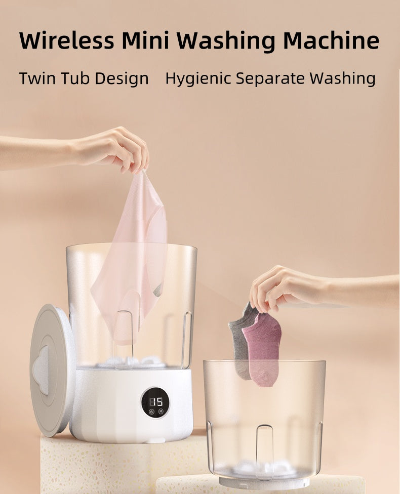 Wireless portable laundry cup