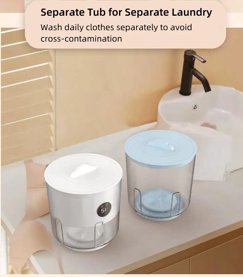 Mini portable Washer(1.5L)-Private Laundry Made Easy