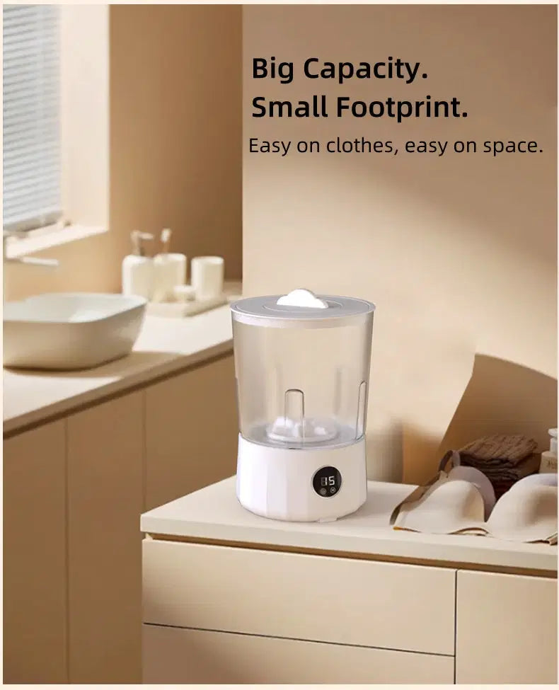 Mini portable Washer(1.5L)-Private Laundry Made Easy
