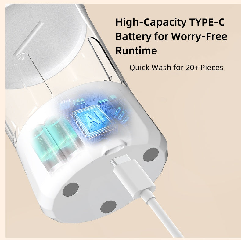 Wireless portable laundry cup