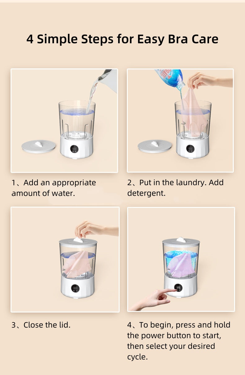 Wireless portable laundry cup